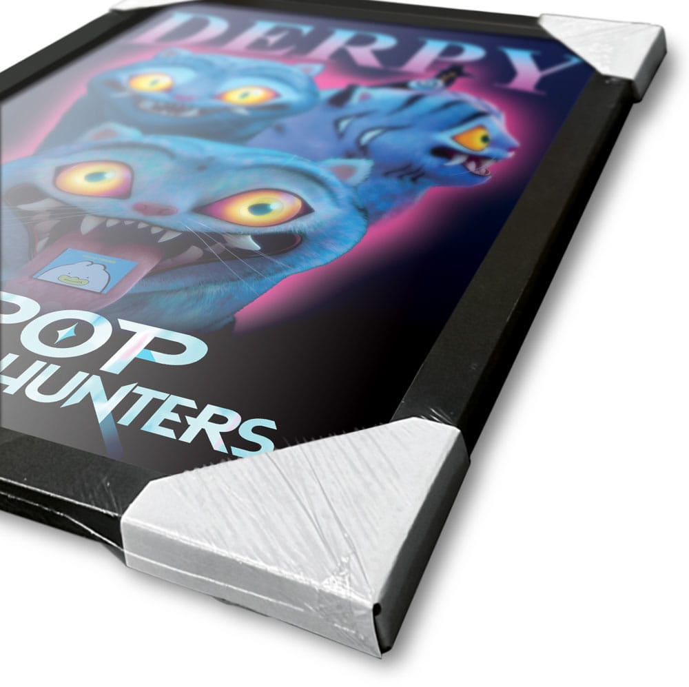 🧪 LAB | SU ORDINAZIONE KPop Demon Hunters Collector Print Framed Poster Derpy