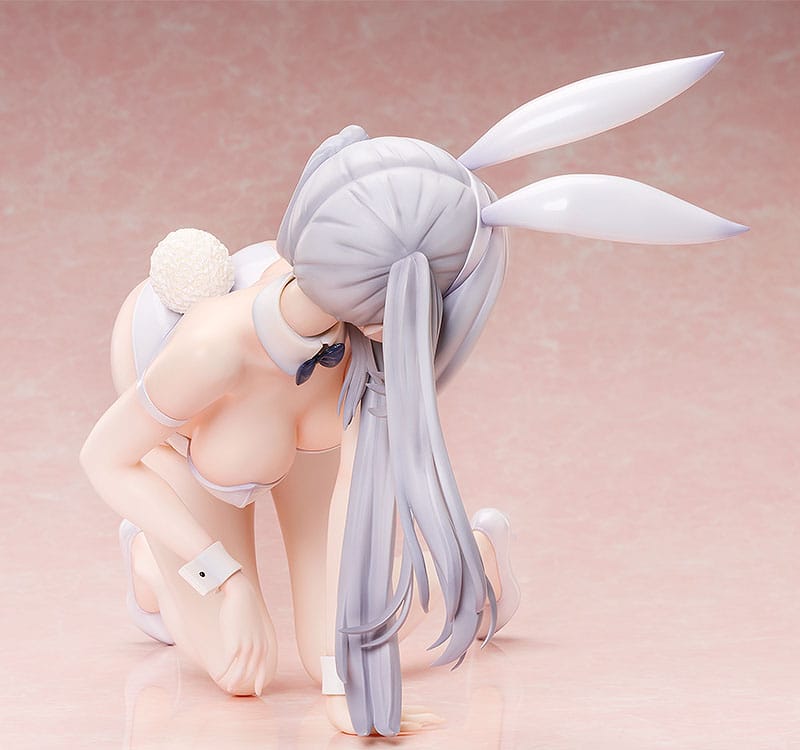 PREORDINE+ 11/2025 Date A Live: Date A Bullet Statue 1/4 White Queen Bare Leg Bunny Ver. 20 cm