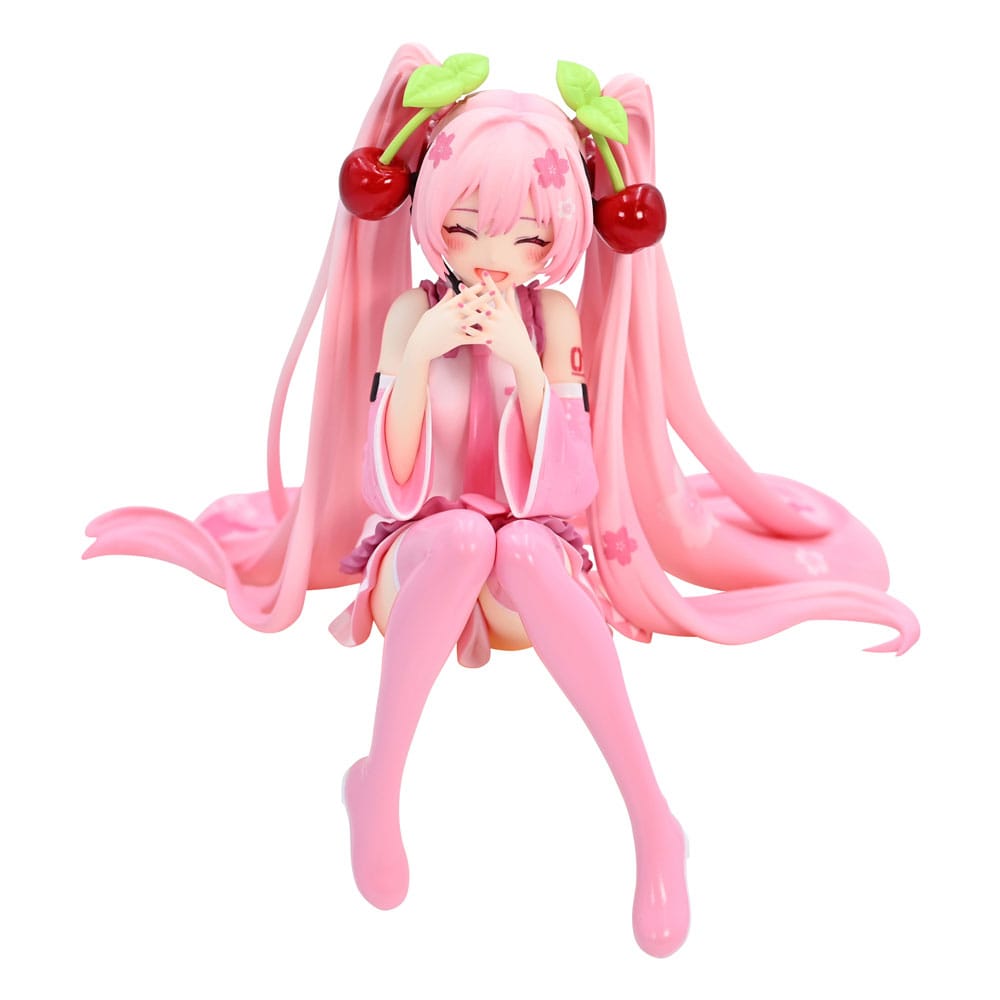 PREORDINE ESAURITO Hatsune Miku Noodle Stopper PVC Statue Sakura Miku 2023 Smile Ver. 12 cm