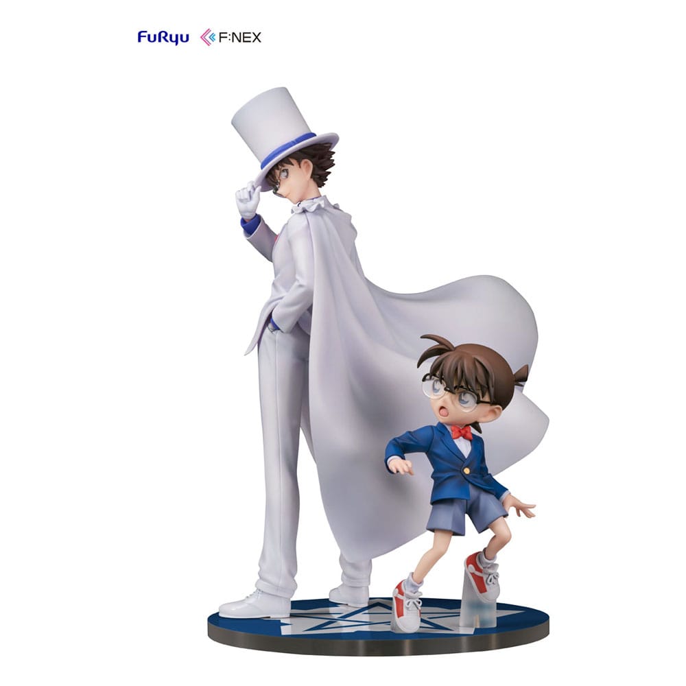 MADE TO ORDER Case Closed F:NEX PVC Statue 1/7 Conan Edogawa & Kid the Phantom Thief 29 cm