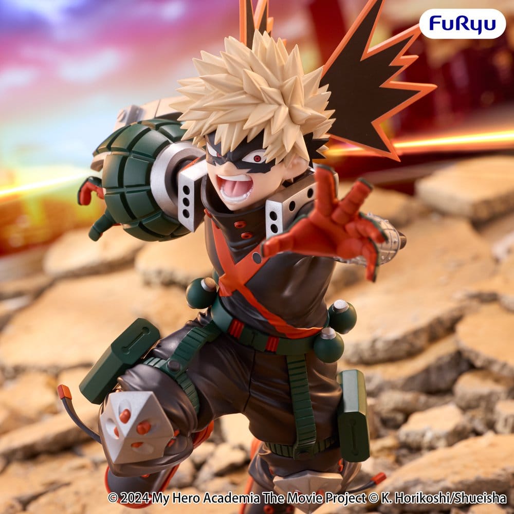 PREORDINE+ 05/2027 My Hero Academia: You're Next Muchute PVC Figure Katsuki Bakugo 25 cm