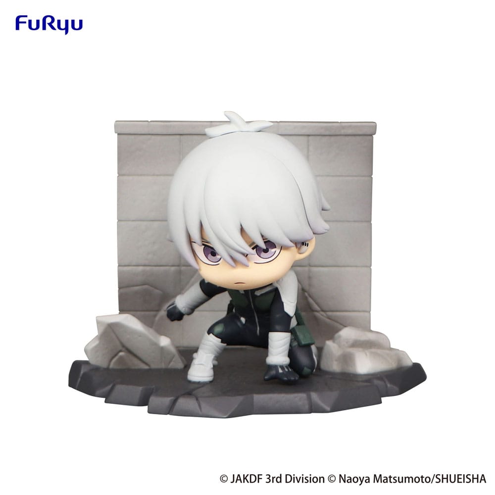 MADE TO ORDER Kaiju No. 8 Hold Figure PVC Statue Reno Ichikawa 6 cm