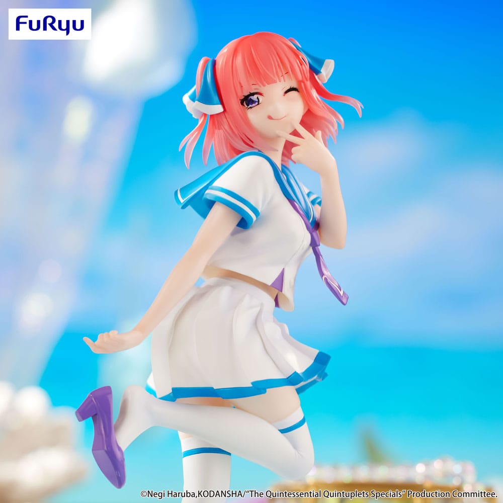 PREORDINE ESAURITO The Quintessential Quintuplets Trio-Try-iT Figure Nakano Nino Marine Look Ver. 21 cm (H)