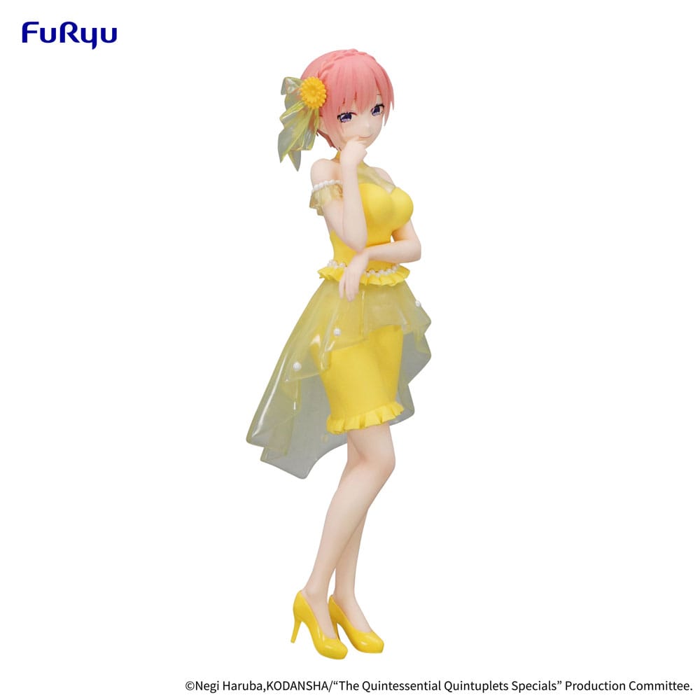 SU ORDINAZIONE The Quintessential Quintuplets Trio-Try-iT PVC Statue Nakano Ichika Pastel Dress Ver. 21 cm *PREZZO SPECIALE* ESAURITO