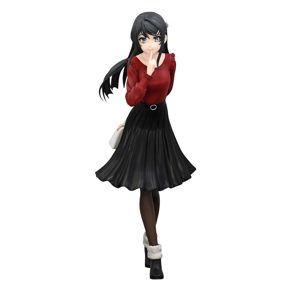 IN STOCK Rascal Does Not Dream of Bunny Girl Senpai Trio-Try-iT PVC Statue Mai Sakurajima Winter Outfit Ver. 21 cm