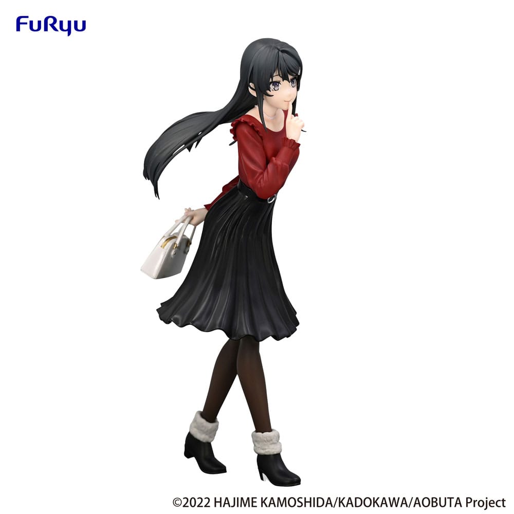 IN STOCK Rascal Does Not Dream of Bunny Girl Senpai Trio-Try-iT PVC Statue Mai Sakurajima Winter Outfit Ver. 21 cm