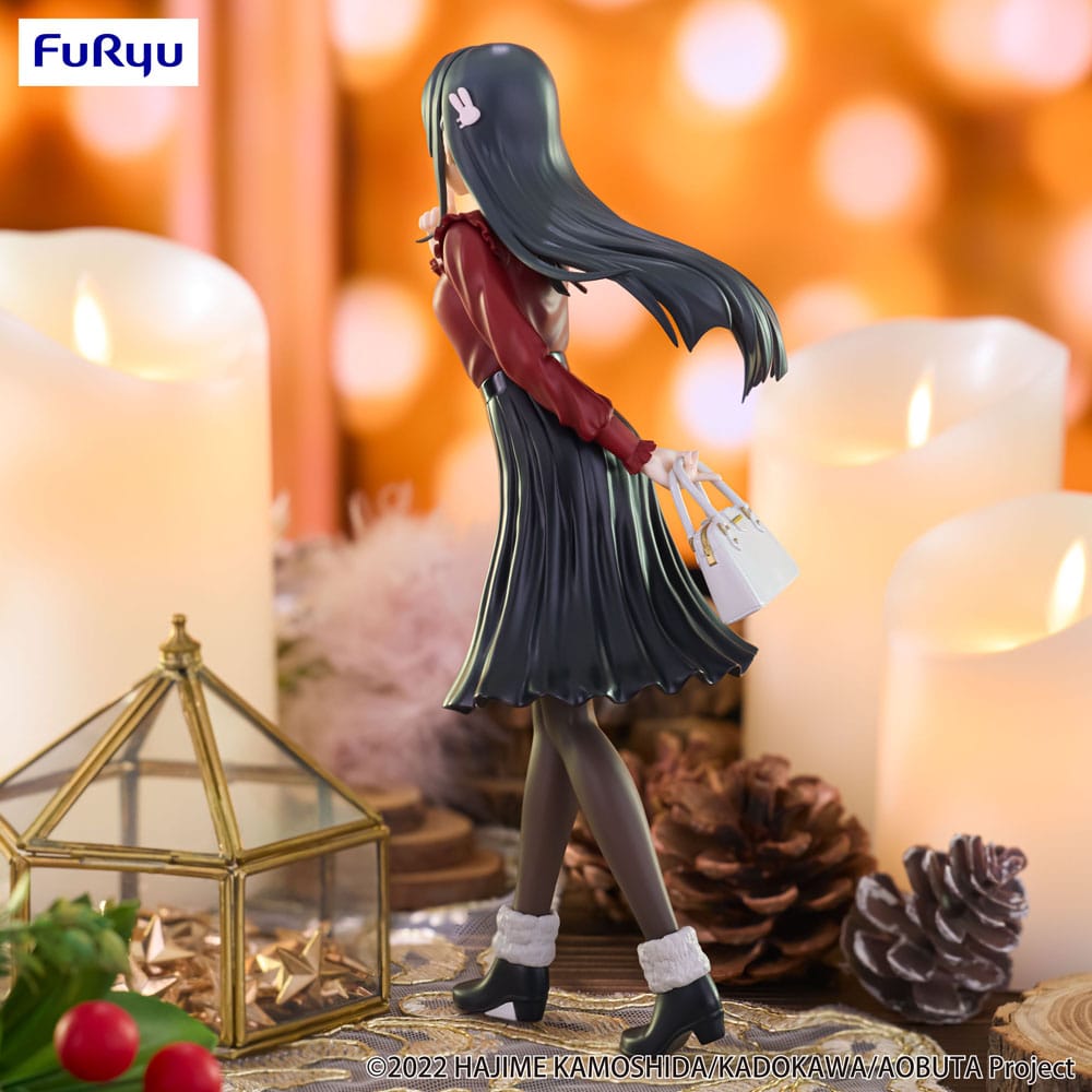 IN STOCK Rascal Does Not Dream of Bunny Girl Senpai Trio-Try-iT PVC Statue Mai Sakurajima Winter Outfit Ver. 21 cm