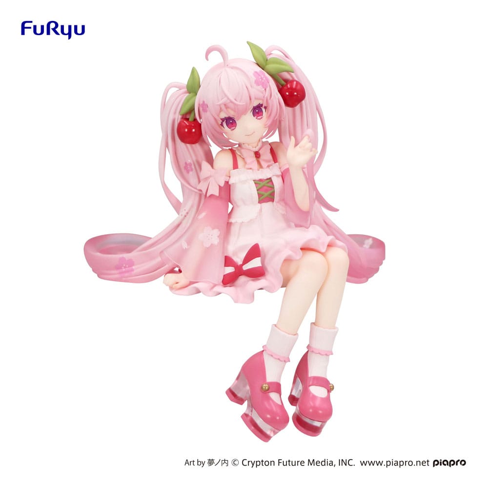 MADE TO ORDER Hatsune Miku Noodle Stopper PVC Statue Sakura Miku 2025 14 cm