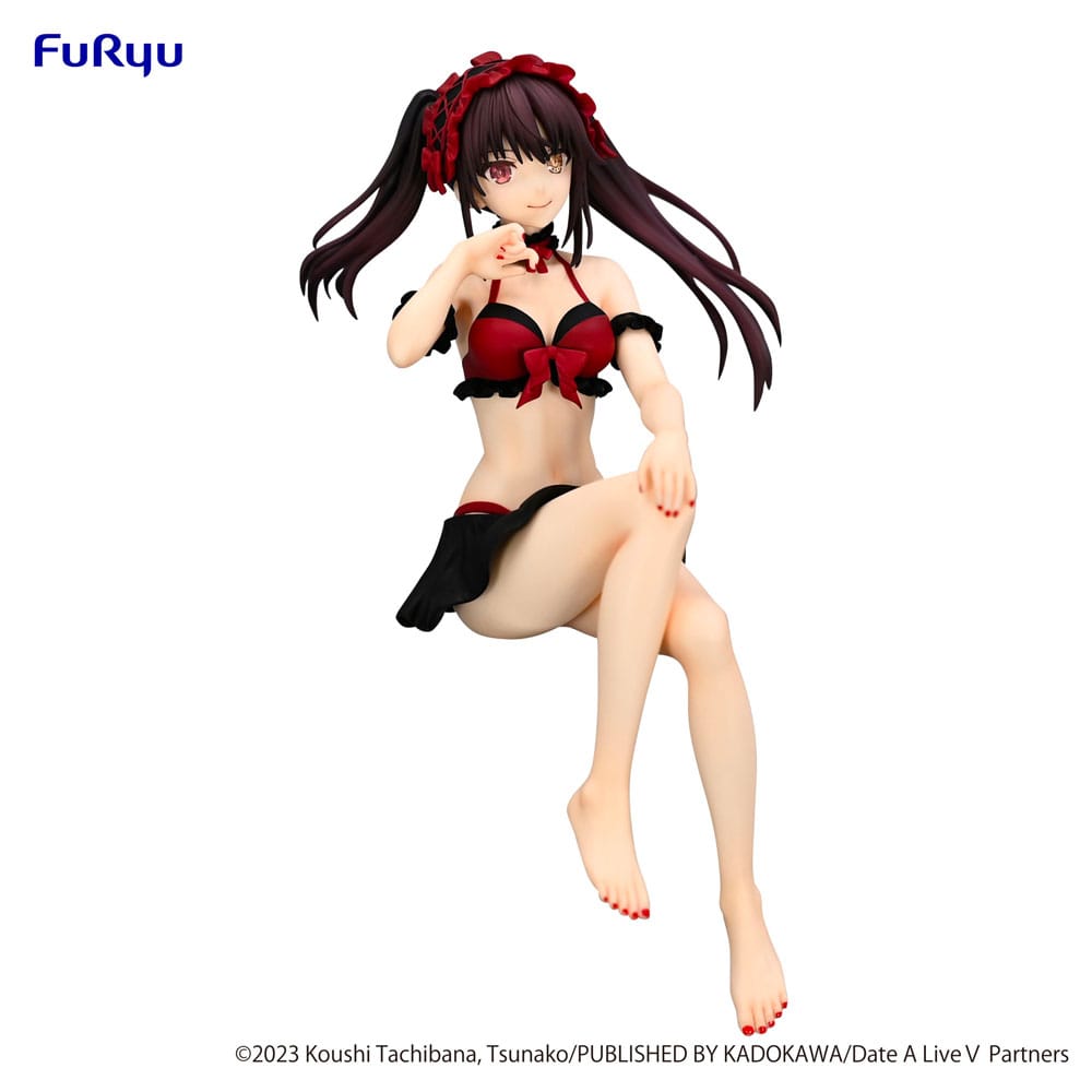 SU ORDINAZIONE Date A Live Noodle Stopper PVC Statue Kurumi Tokisaki Swimsuit Ver. 15 cm *PREZZO SPECIALE*