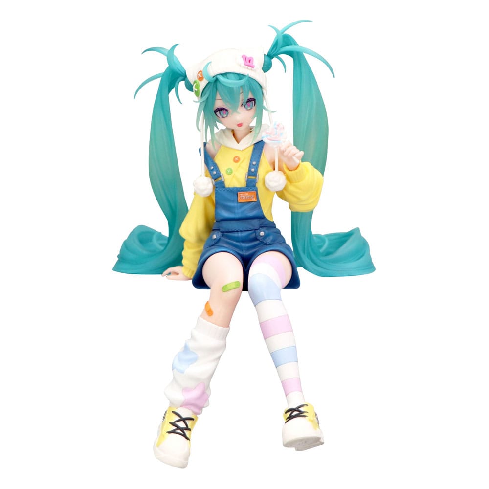 MADE TO ORDER Hatsune Miku Noodle Stopper PVC Statue Hatsune Miku Lollipop 15 cm
