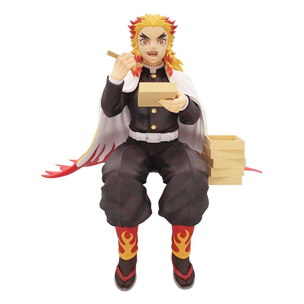 SU ORDINAZIONE Demon Slayer: Kimetsu no Yaiba Noodle Stopper PVC Statue Rengoku Kyojuro 14 cm *PREZZO SPECIALE*