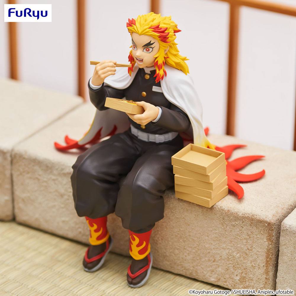 PREORDINE+ 10/2025 Demon Slayer: Kimetsu no Yaiba Noodle Stopper PVC Statue Rengoku Kyojuro 14 cm