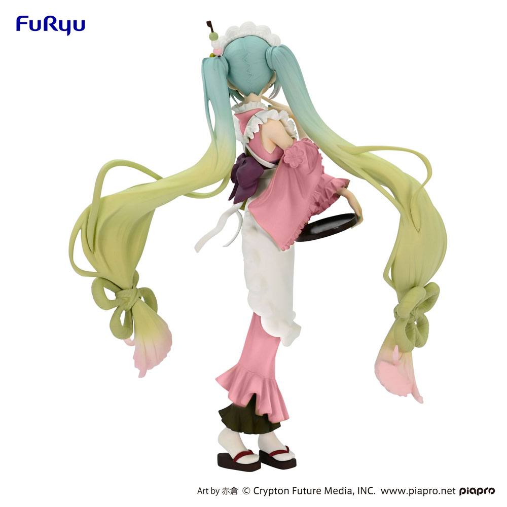 PREORDINE ESAURITO Hatsune Miku Exceed Creative PVC Statue Hatsune Miku Matcha Green Tea Parfait Another Color Ver. 20 cm (re-run) (H)