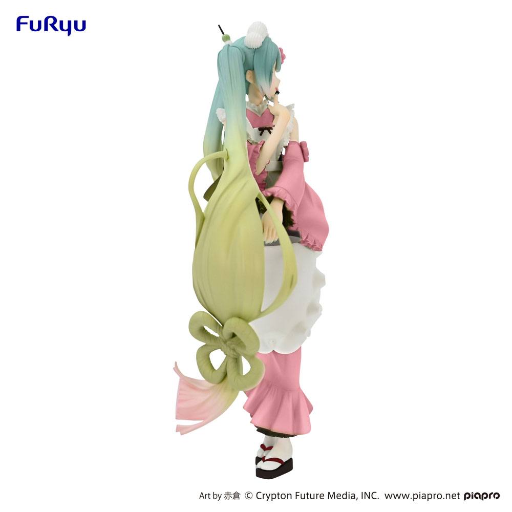 PREORDINE ESAURITO Hatsune Miku Exceed Creative PVC Statue Hatsune Miku Matcha Green Tea Parfait Another Color Ver. 20 cm (re-run) (H)