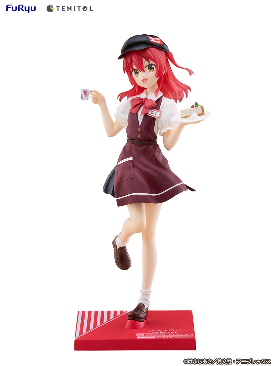 MADE TO ORDER: Bocchi the Rock! Tenitol PVC Statue Ikuyo Kita Cafe Style Ver. 20 cm