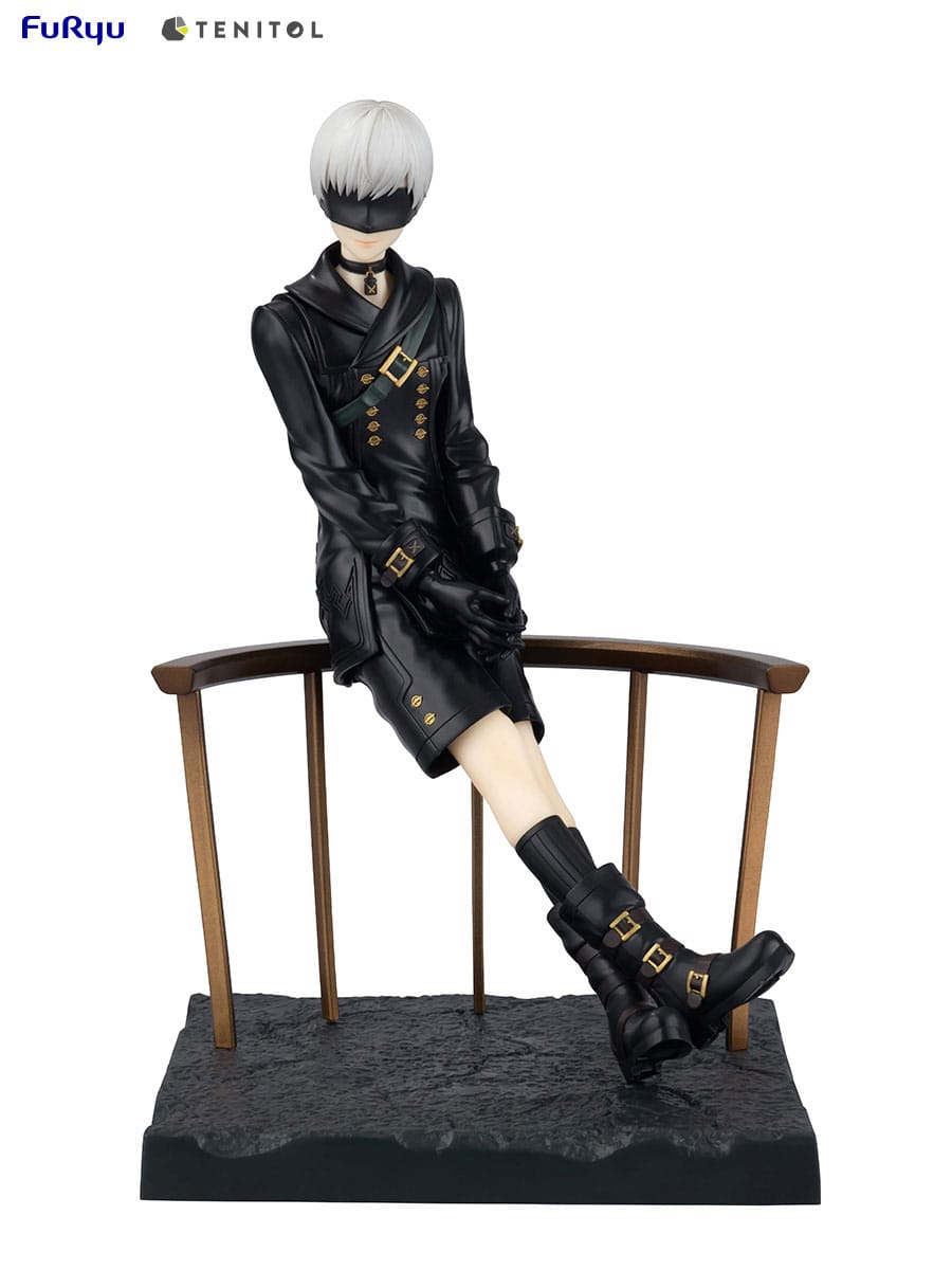 SU ORDINAZIONE NieR:Automata Tenitol PVC Statue 9S Ver1.1a 18 cm *PREZZO SPECIALE*