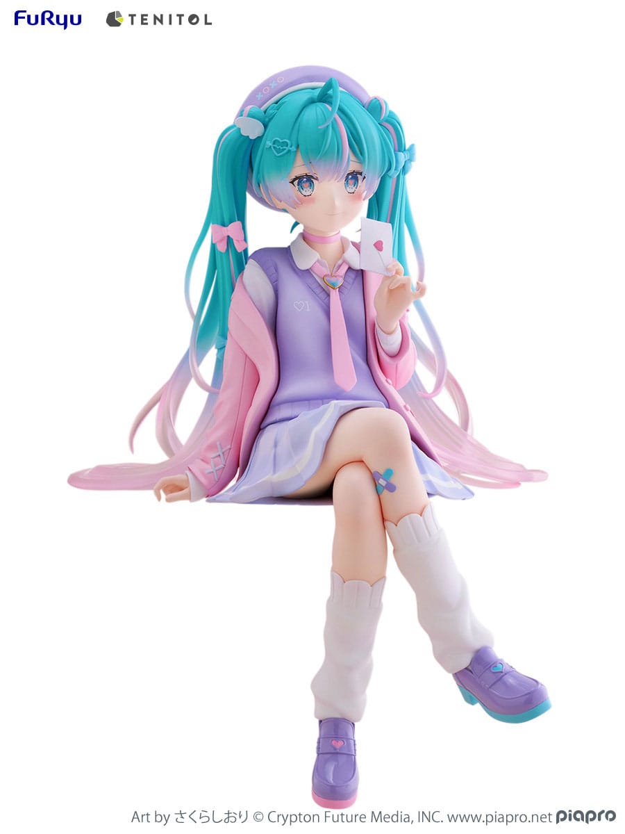 SU ORDINAZIONE Hatsune Miku Tenitol Noodle Stopper PVC Statue Love Blazer 32 cm *PREZZO SPECIALE*