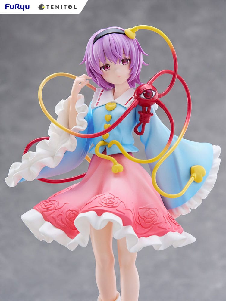 SU ORDINAZIONE Touhou Project Tenitol PVC Statue Koishi Komeiji & Satori Komeiji 22 cm