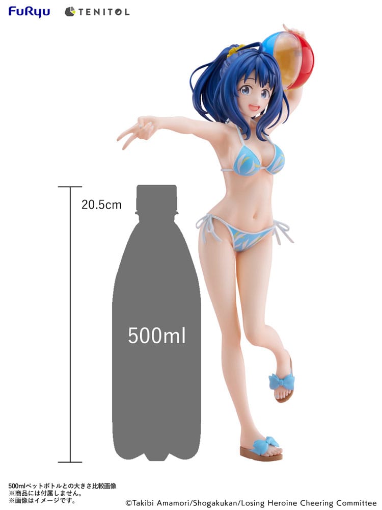 SU ORDINAZIONE Makeine: Too Many Losing Heroines! Tenitol Tall PVC Statue Anna Yanami 31 cm