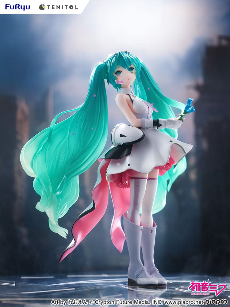 PREORDINE+ 01/2026 Hatsune Miku Tenitol PVC Statue Hatsune Miku Galaxy Live Ver. 21 cm