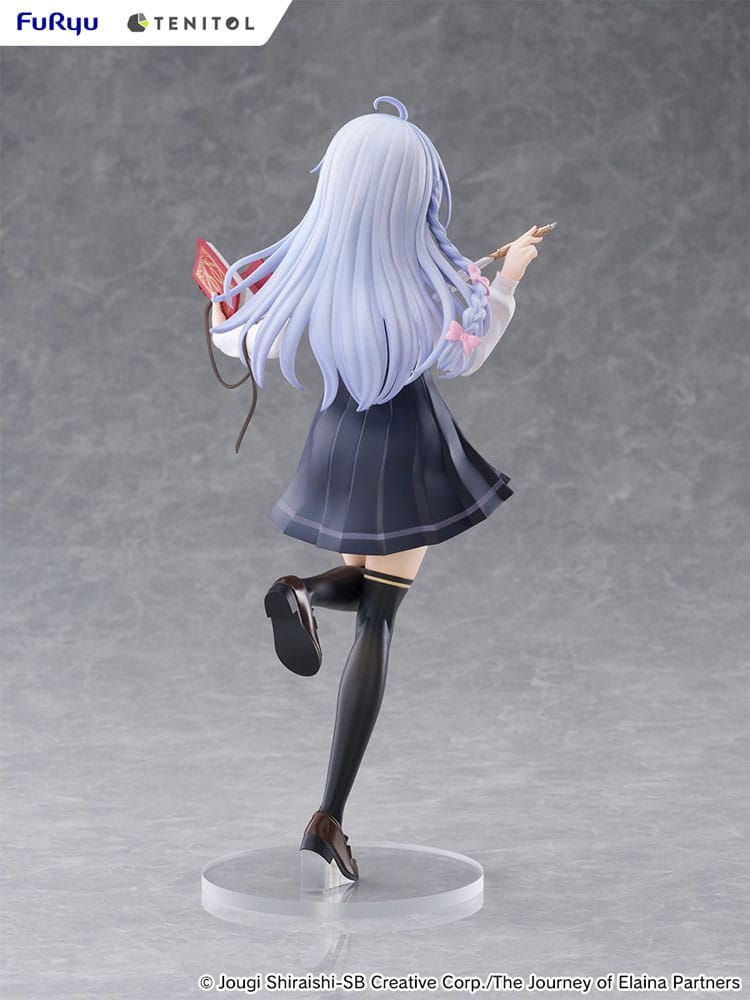 PREORDINE 02/2026 Wandering Witch: The Journey of Elaina Tenitol Tall PVC Statue Elaina School Uniform Ver. 29 cm (PREORDINE NON CANCELLABILE)