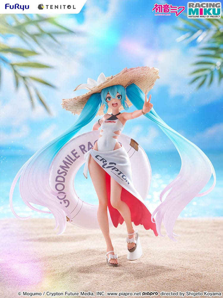 PREORDINE ESAURITO Hatsune Miku GT Project PVC Statue 1/7 Racing Miku 2024: Tropical Ver. 21 cm (PREORDINE NON CANCELLABILE)