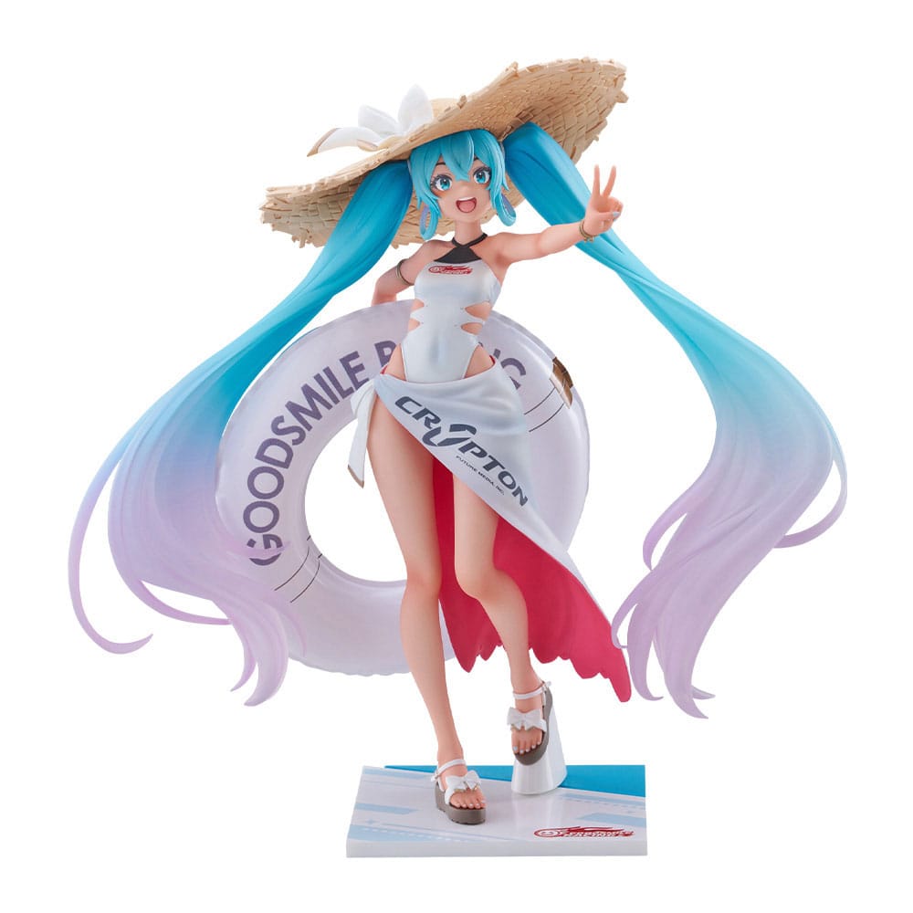 SU ORDINAZIONE Hatsune Miku GT Project PVC Statue 1/7 Racing Miku 2024: Tropical Ver. 21 cm ESAURITO