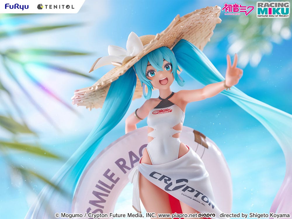 PREORDINE ESAURITO Hatsune Miku GT Project PVC Statue 1/7 Racing Miku 2024: Tropical Ver. 21 cm (PREORDINE NON CANCELLABILE)