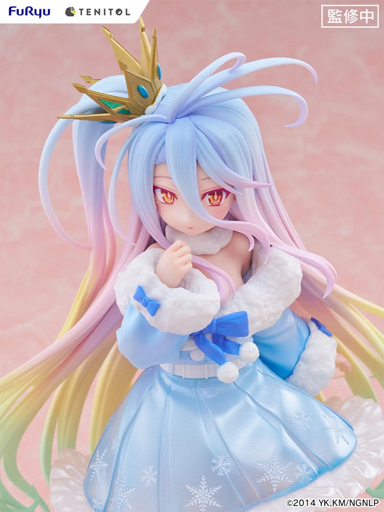PREORDINE+ 02/2026 No Game No Life Tenitol PVC Statue Shiro 21 cm