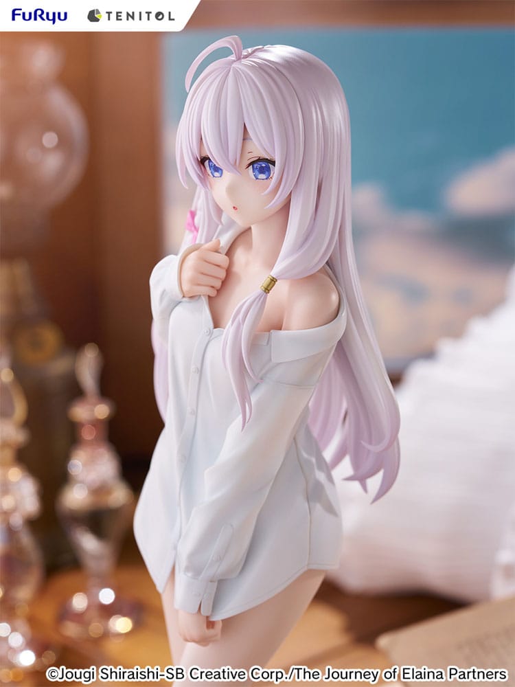 SU ORDINAZIONE Wandering Witch: The Journey of Elaina Tenitol Tall PVC Statue Elania Shirt Ver. 30 cm