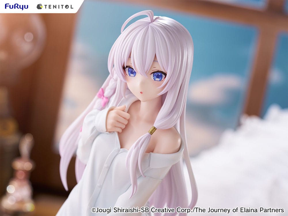 PREORDINE+ 03/2026 Wandering Witch: The Journey of Elaina Tenitol Tall PVC Statue Elania Shirt Ver. 30 cm