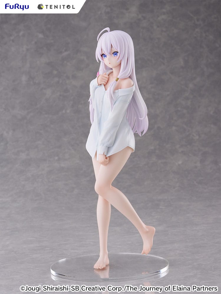 SU ORDINAZIONE Wandering Witch: The Journey of Elaina Tenitol Tall PVC Statue Elania Shirt Ver. 30 cm