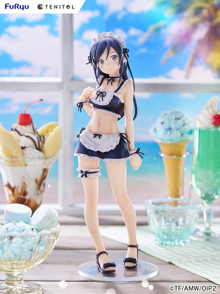 VORBESTELLUNG+ 09/2026 (NICHT STORNIERBAR) Ore no Imouto ga Konna ni Kawaii Wake ga Nai. Tenitol Hohe PVC-Statue Aragaki Ayase Badeanzüge Dienstmädchen Ver. 30 cm