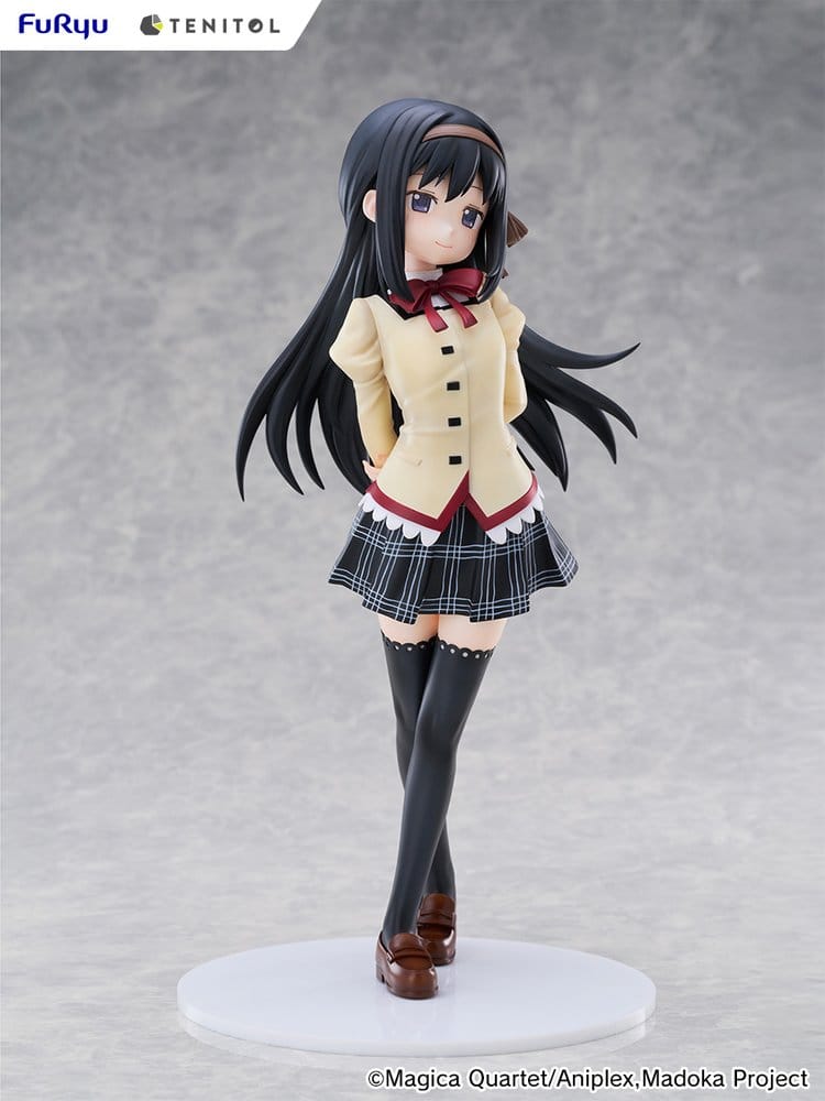 PREORDINE+ 08/2027 Puella Magi Madoka Magica the Movie -Walpurgisnacht: Rising- Tenitol Tall PVC Figure Homura Akemi 30 cm