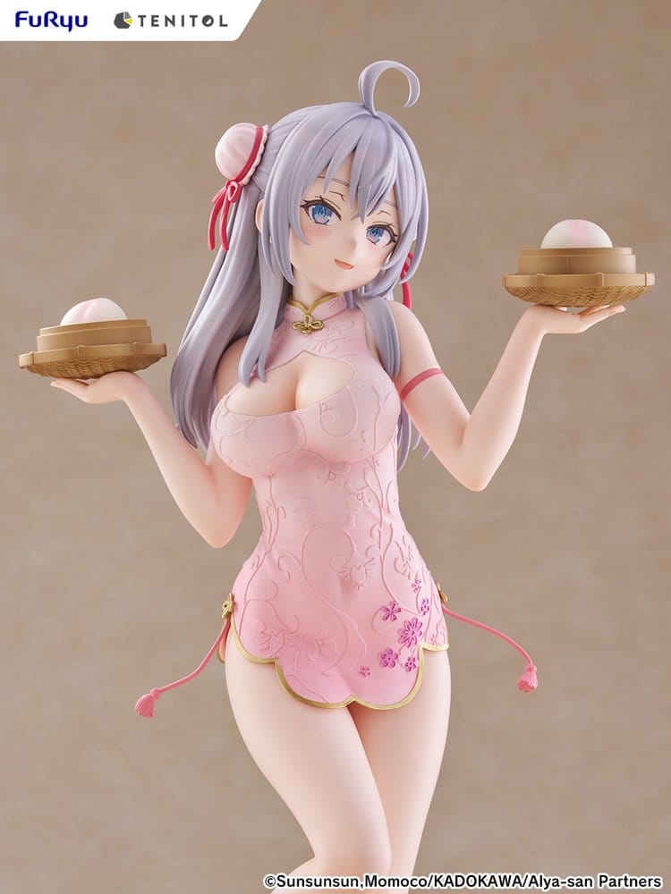 PREORDINE+ 03/2027 Alya Sometimes Hides Her Feelings in Russian Tenitol Tall PVC Figure Alya Cheongsam Ver. 29 cm