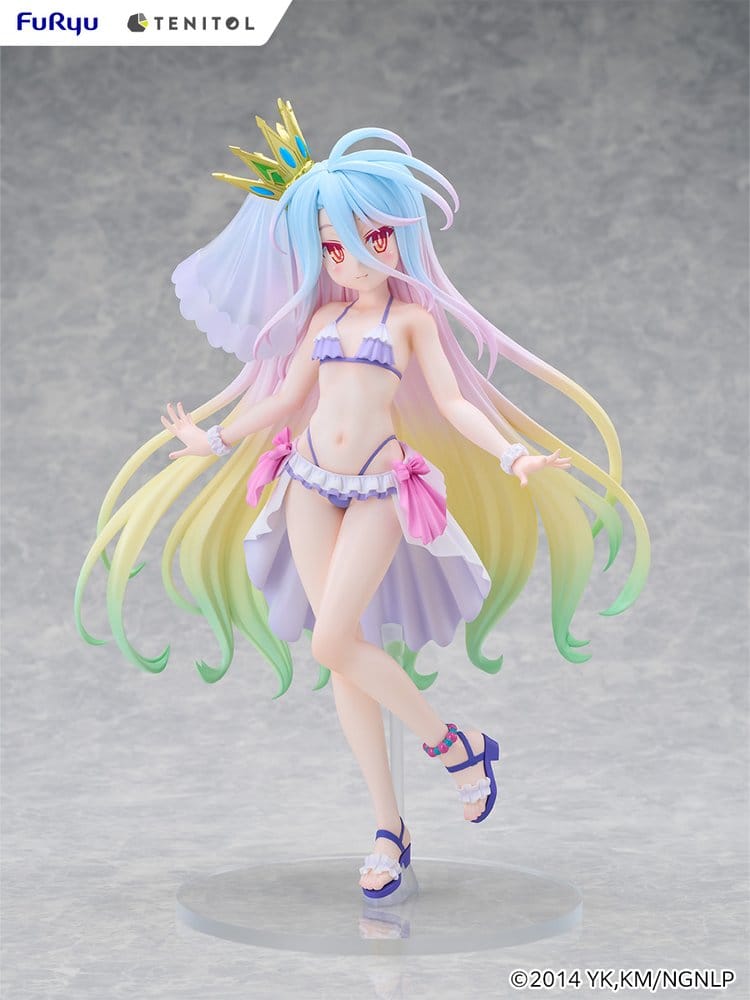 PREORDINE+ 09/2027 No Game No Life Tenitol Tall PVC Figure Shiro swimwear dress Ver. 29 cm