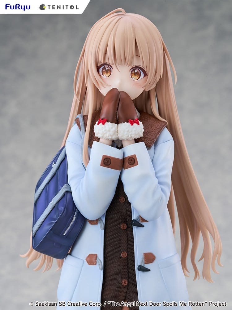 PREORDINE+ 08/2027 The Angel Next Door Spoils Me Rotten Tenitol Tall PVC Figure Mahiru Shiina Winter clothes Ver. 30 cm