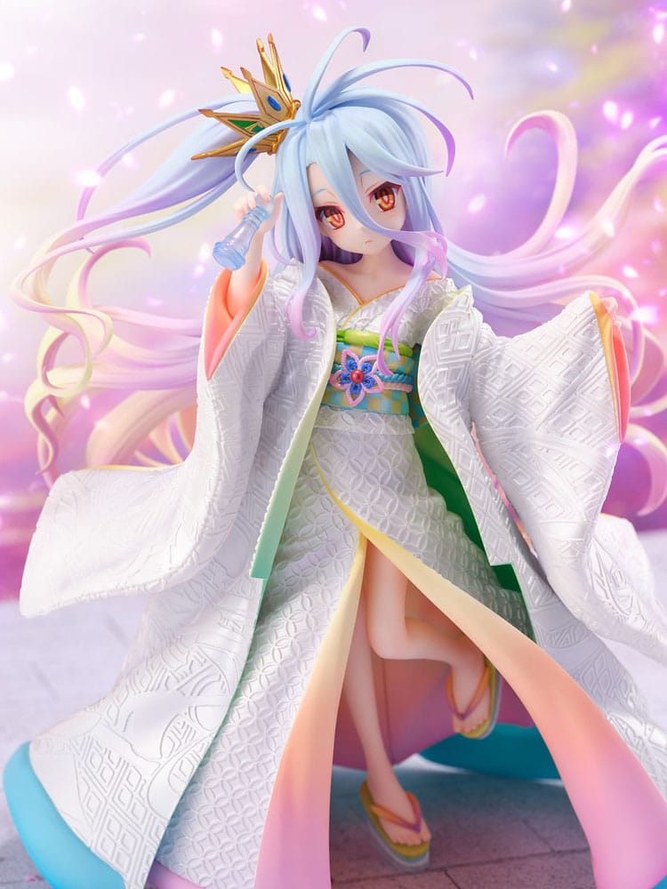 PREORDINE ESAURITO No Game no Life PVC Statue 1/7 Shiro -Shiromuku- 23 cm (PREORDINE NON CANCELLABILE)