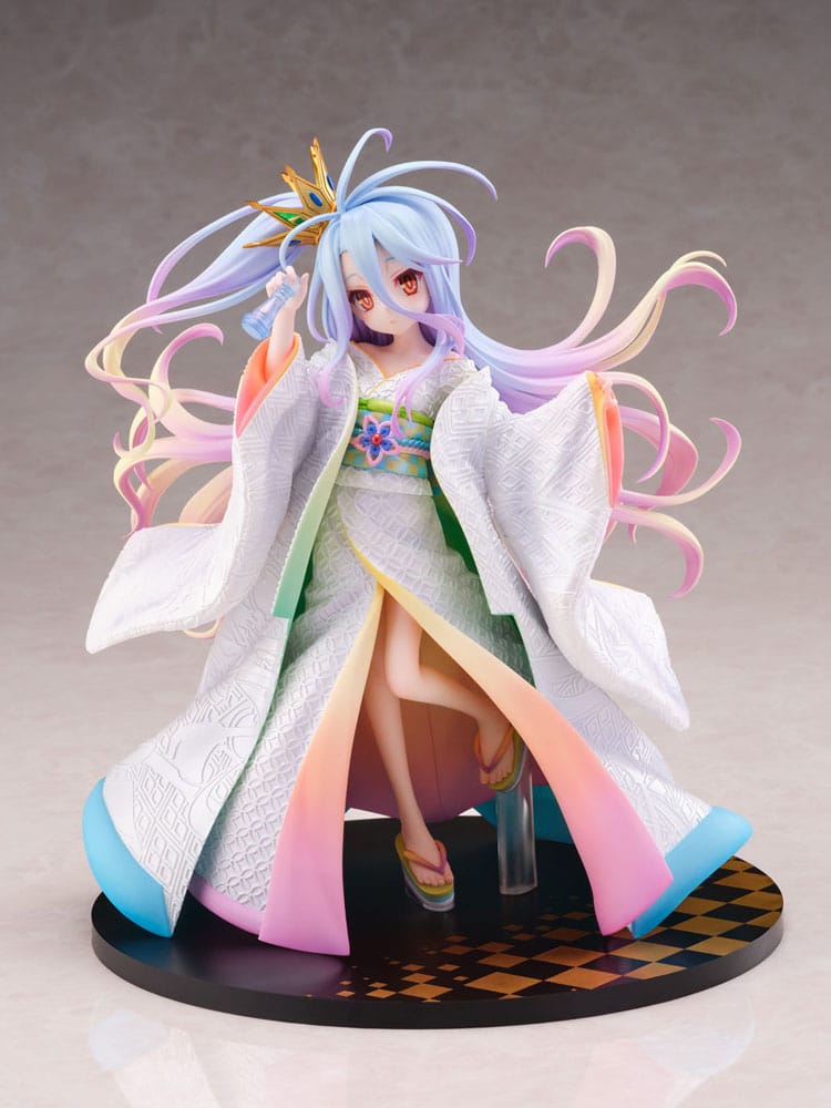PREORDINE ESAURITO No Game no Life PVC Statue 1/7 Shiro -Shiromuku- 23 cm (PREORDINE NON CANCELLABILE)