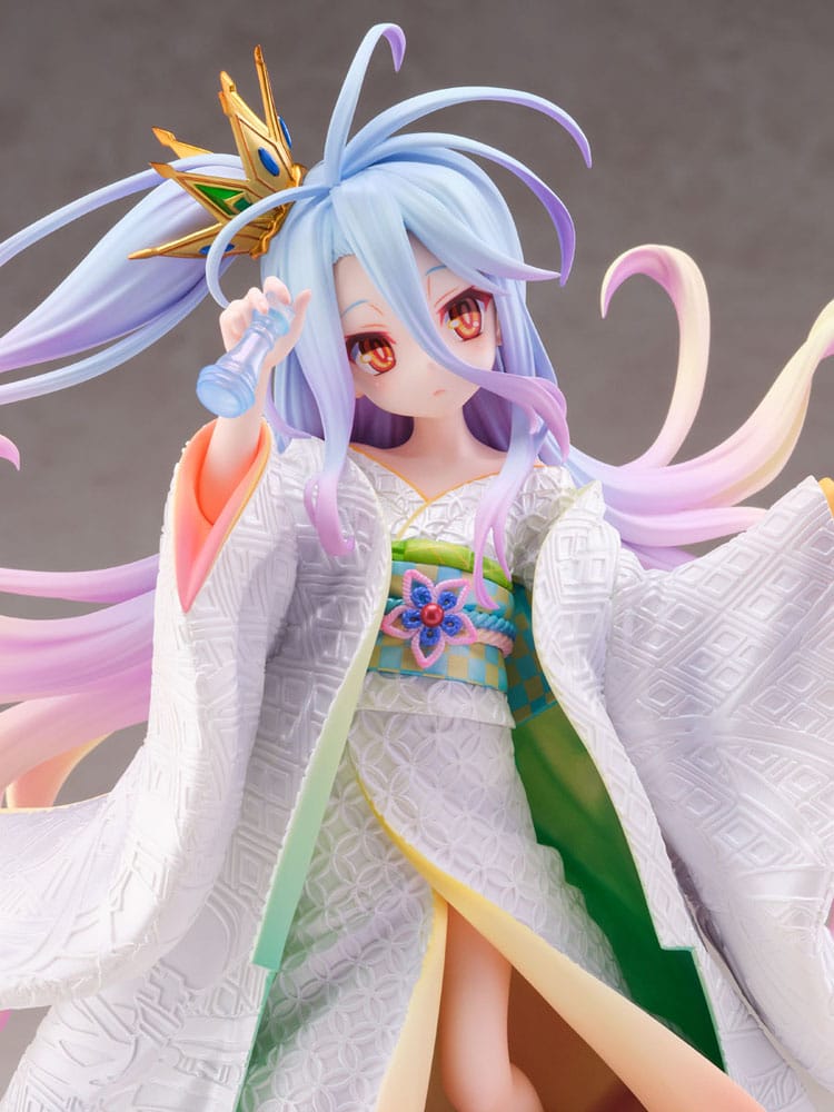 PREORDINE ESAURITO No Game no Life PVC Statue 1/7 Shiro -Shiromuku- 23 cm (PREORDINE NON CANCELLABILE)