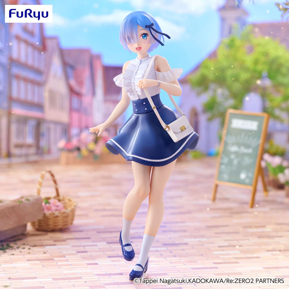 SU ORDINAZIONE Re:Zero Starting Life in Another World Trio-Try-iT PVC Statue Rem Date Plan Ver. 21 cm ESAURITO