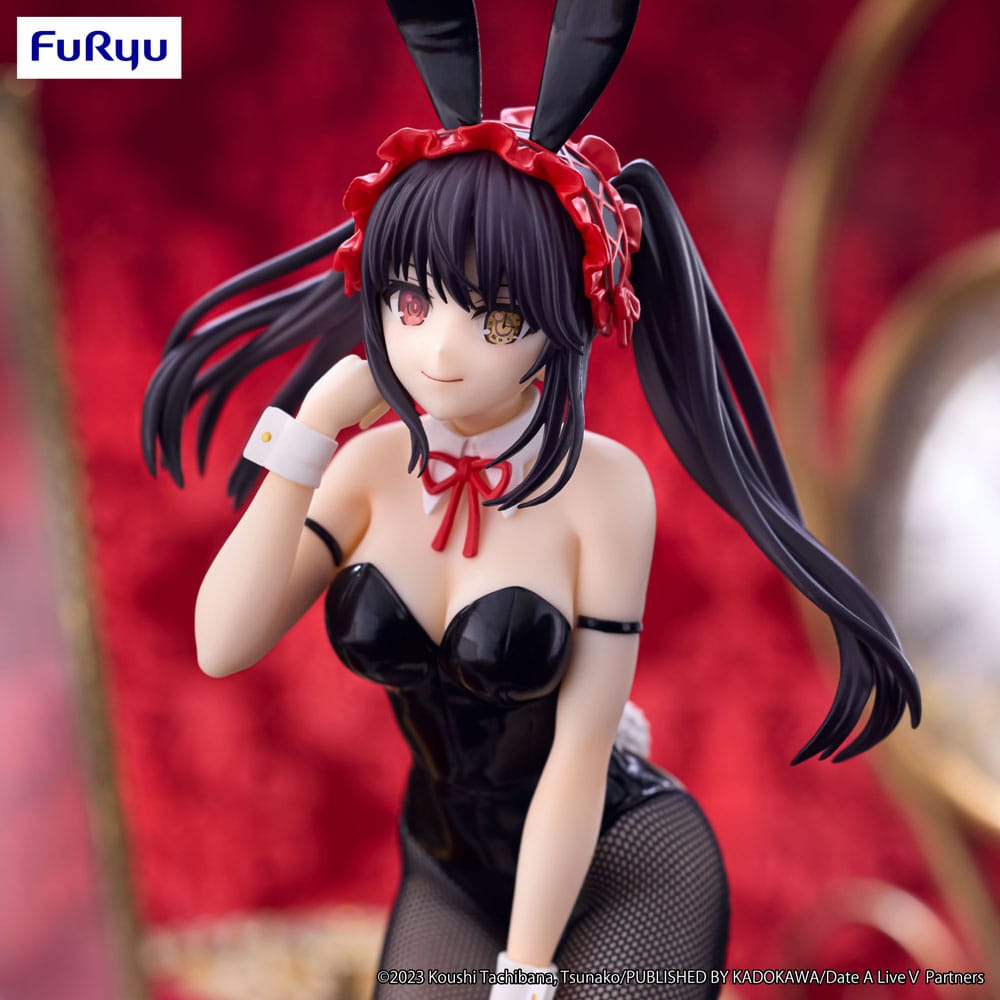 IN STOCK Date A Live V BiCute Bunnies PVC Statue Kurumi Tokisaki Black Color Ver. 29 cm