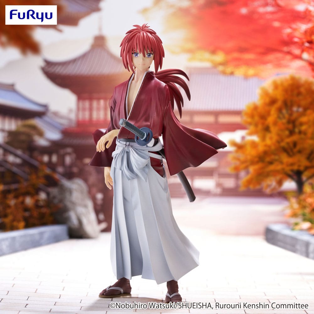 MADE TO ORDER Rurouni Kenshin: Meiji Kenkaku Romantan Trio-Try-iT PVC Statue Kenshin Himura 19 cm