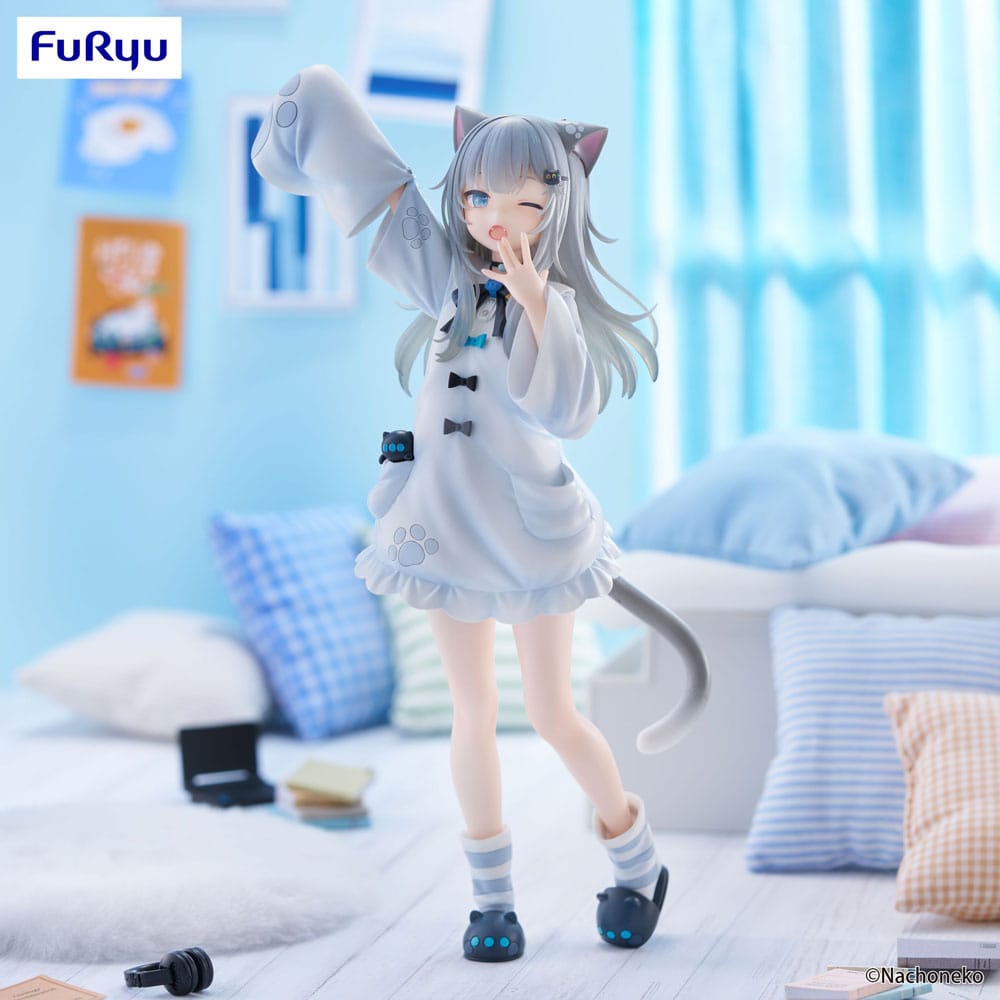 SU ORDINAZIONE VTuber Trio-Try-iT PVC Statue Nachoneko 24 cm *PREZZO SPECIALE* ESAURITO