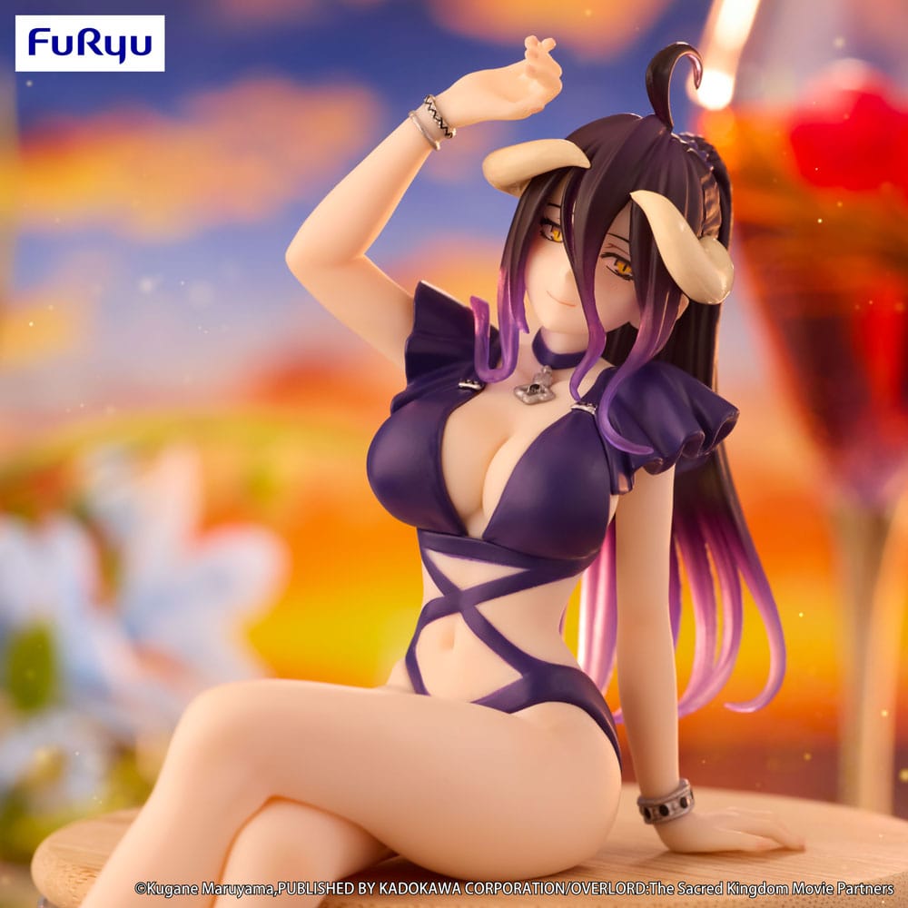 PREORDINE+ 10/2025 Overlord Noodle Stopper PVC Statue Albedo Swimsuit Dark Purple Color Ver. 16 cm
