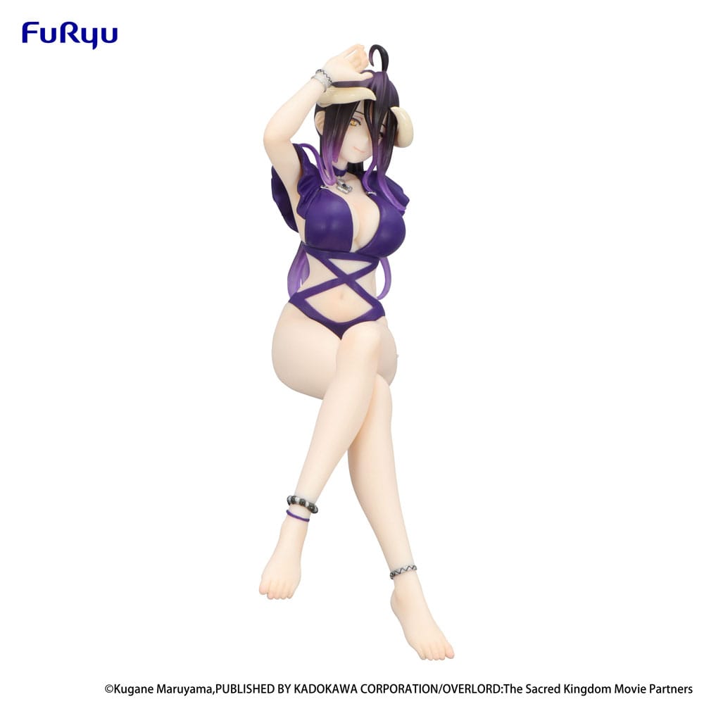 PREORDINE+ 10/2025 Overlord Noodle Stopper PVC Statue Albedo Swimsuit Dark Purple Color Ver. 16 cm