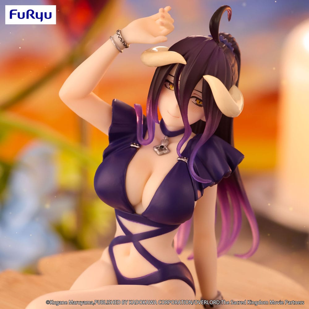 PREORDINE+ 10/2025 Overlord Noodle Stopper PVC Statue Albedo Swimsuit Dark Purple Color Ver. 16 cm
