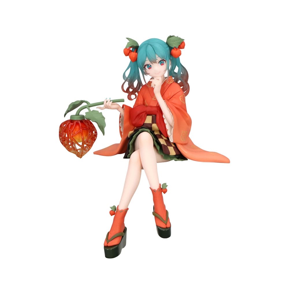 PREORDINE+ 11/2025 Hatsune Miku Noodle Stopper PVC Statue Flower Fairy Winter Cherry 15 cm