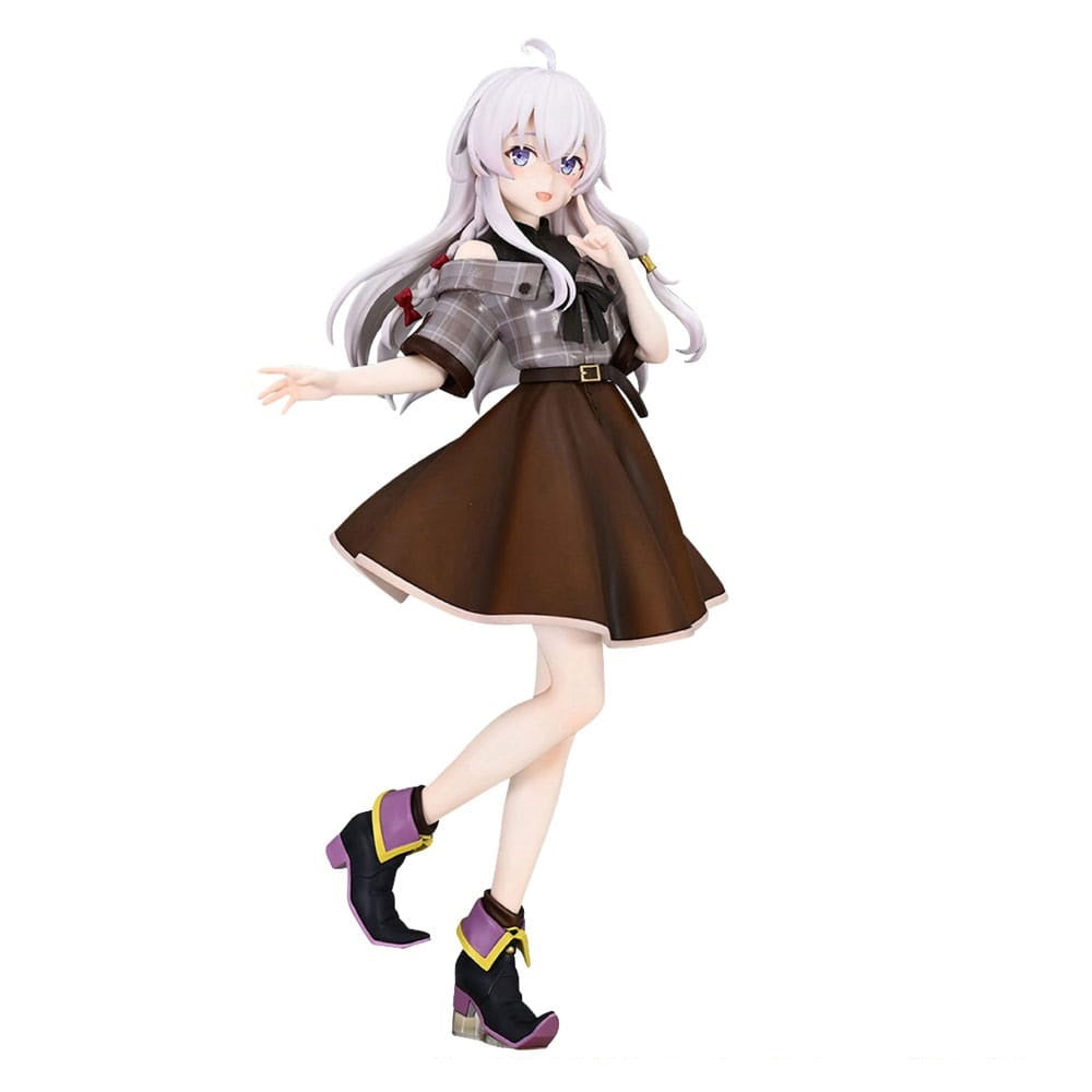 PREORDINE+ 11/2025 Wandering Witch: The Journey of Elaina Trio-Try-iT PVC Statue Elaina Brown Outfit Ver. 22 cm