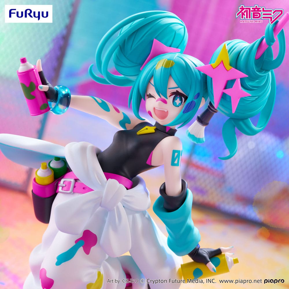 PREORDINE+ 12/2025 Hatsune Miku Trio-Try-iT PVC Statue Miku Paint Girl 19 cm